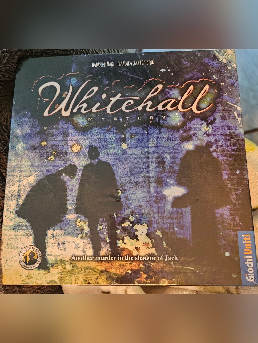Whitehall Mystery Family Board Game - Blue and Black - Picture 1 of 6